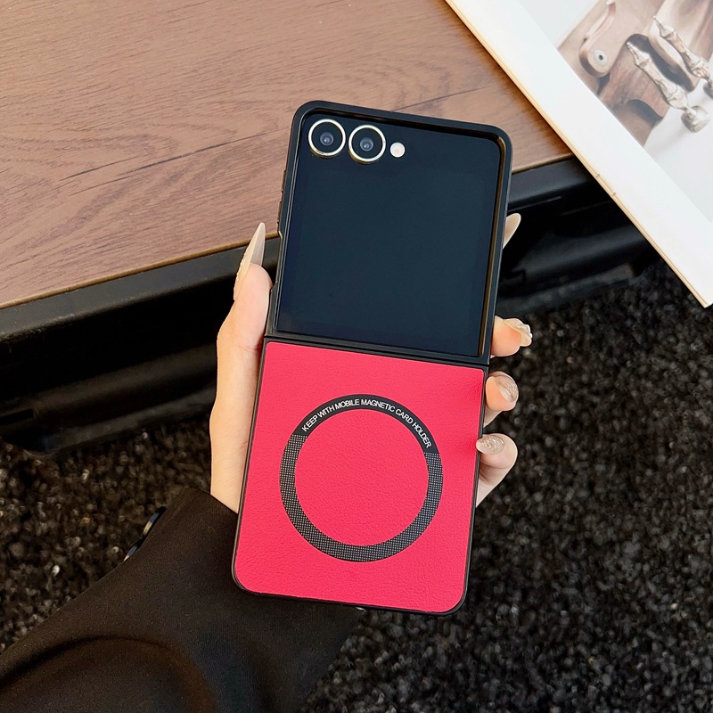 Business-style Leather-texture Magnetic Phone Case photo 7