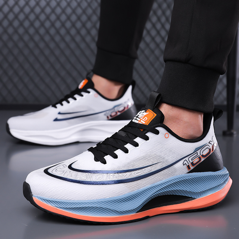 Breathable Soft-soled Mesh Surface Trendy Running Shoes Fashion Sneaker Men photo 5