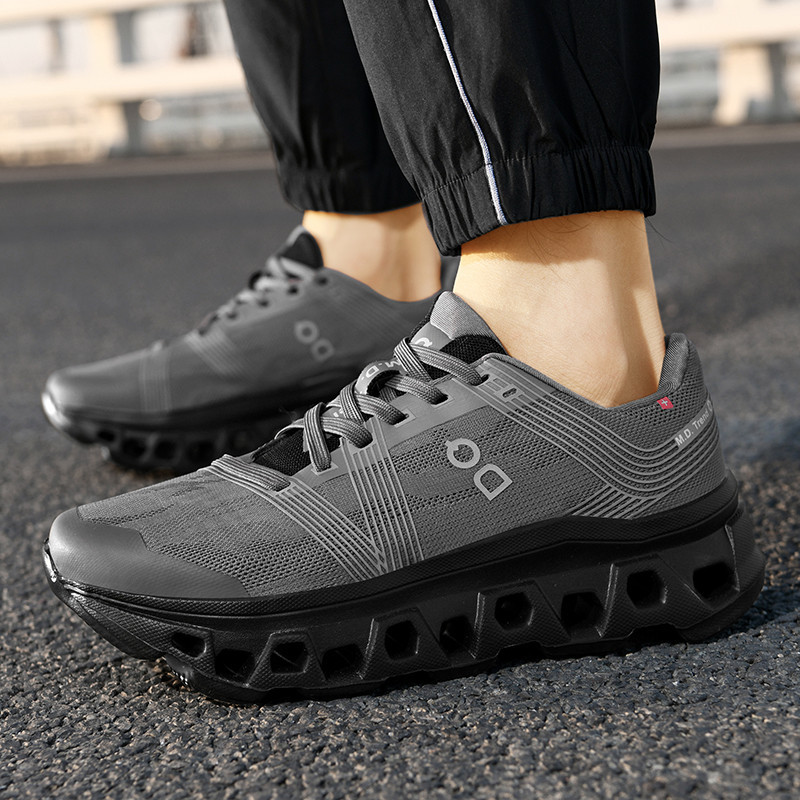 Platform Casual Sneakers Breathable Mesh Men's Lightweight Fashion Running Shoes photo 5