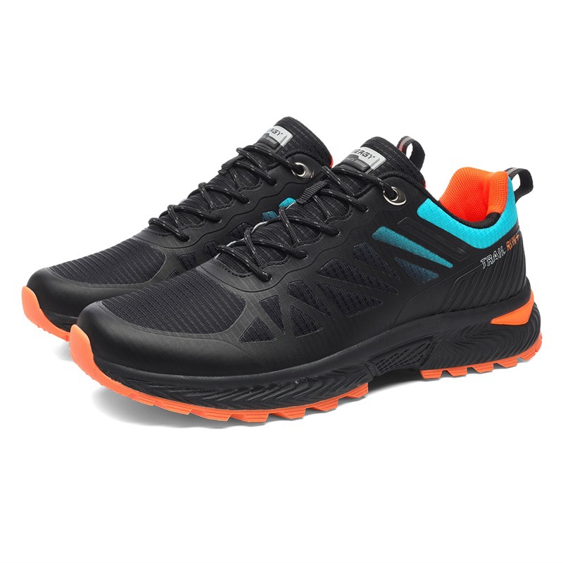 Breathable Mesh Surface Plus Size Men's Outdoor Running Shoes photo 3