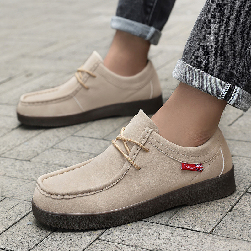 Men's Genuine Leather Dress Casual Shoes - Comfortable Breathable Business Formal Loafers for Daily Wear and Office photo 2