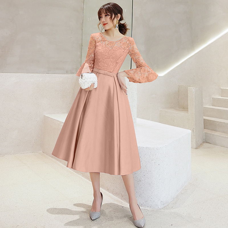 Elegant Midi-length Evening Gown For The Annual Gala photo 6