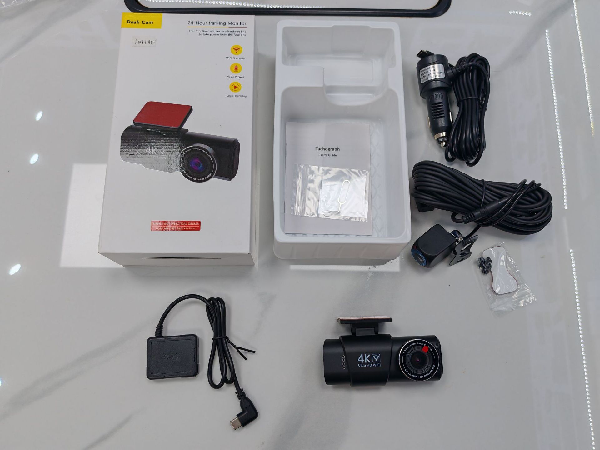 High definition Front and rear Dual Recording  WiFi Smartphone Connectivity  A Hidden In-car Dash Cam photo 7