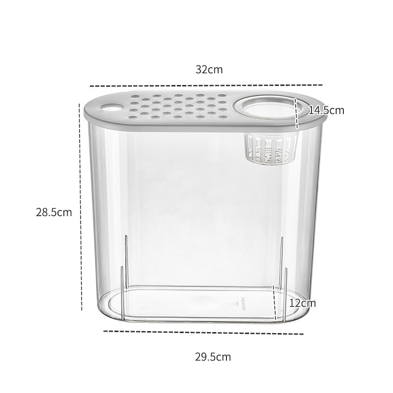Acrylic Transparent Ecological Incubator Goldfish Tank photo 2