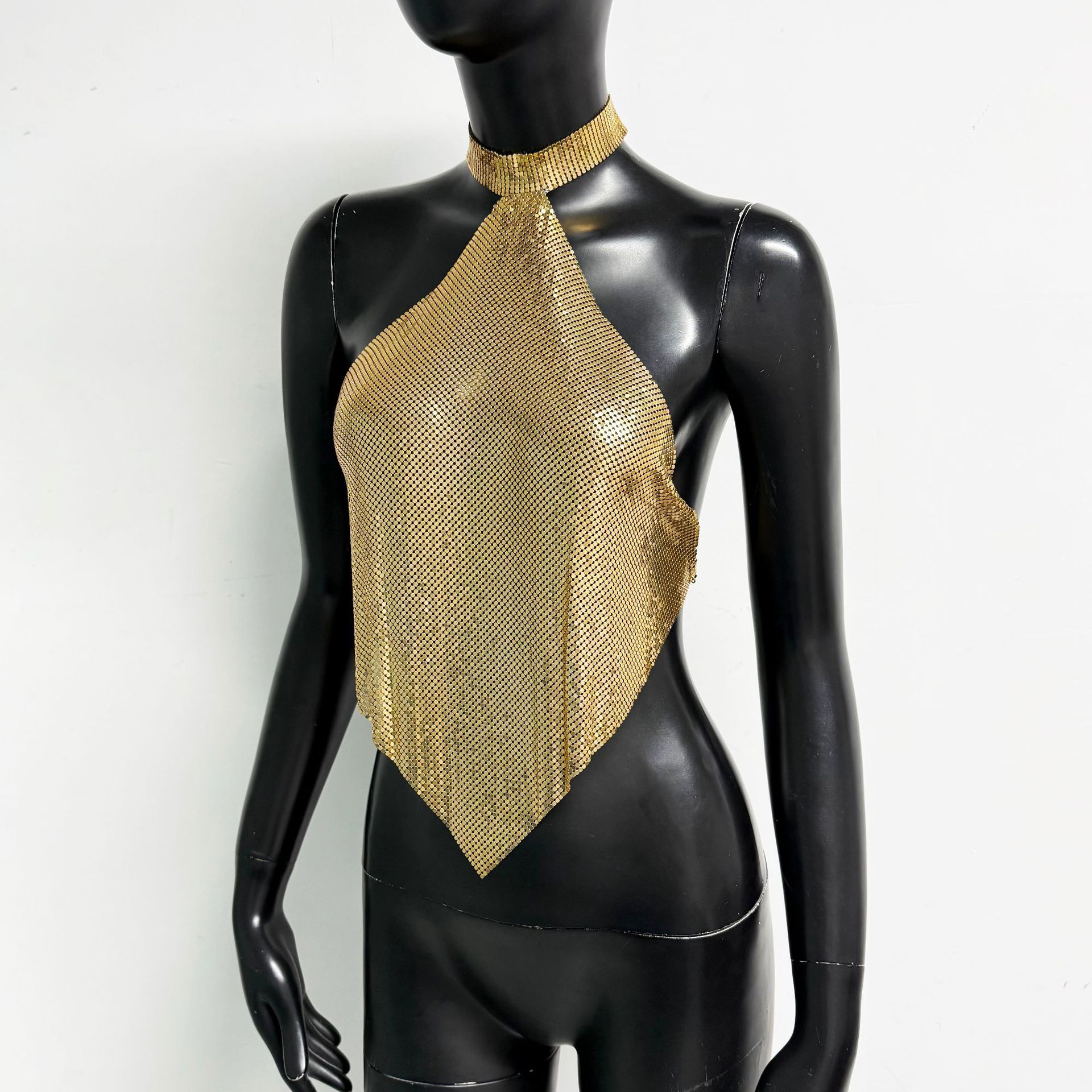 Sexy Leopard-print Vintage Halter-neck Top For Women photo 7