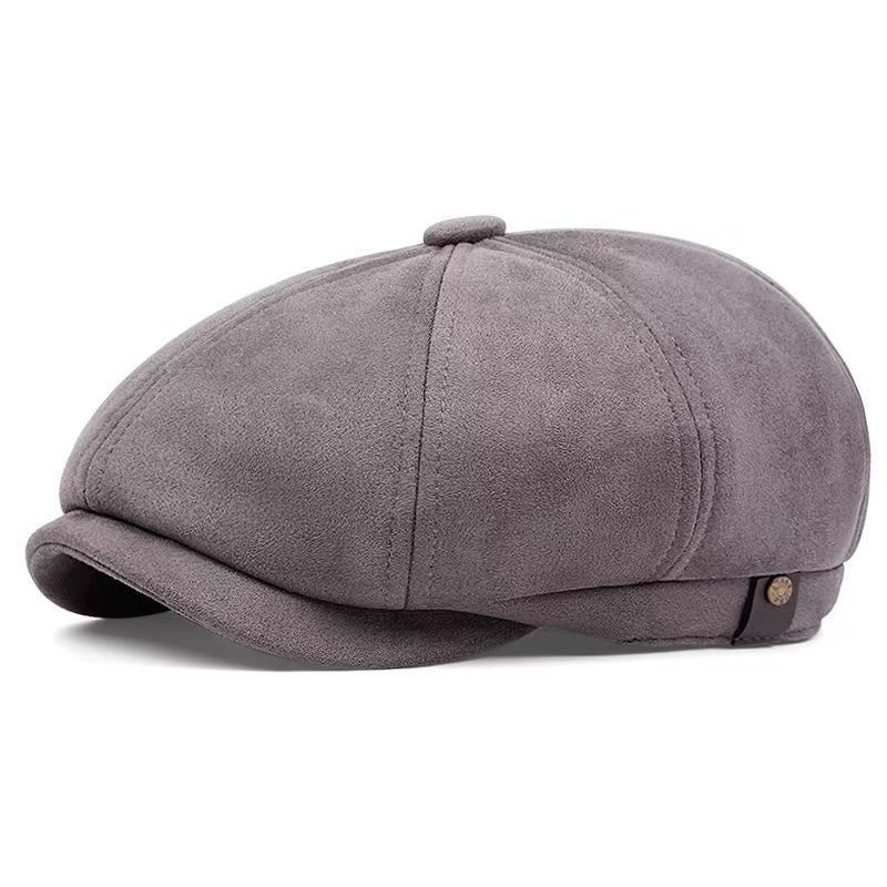 British-style Youth Casual All-match Vintage Octagonal Beret photo 5