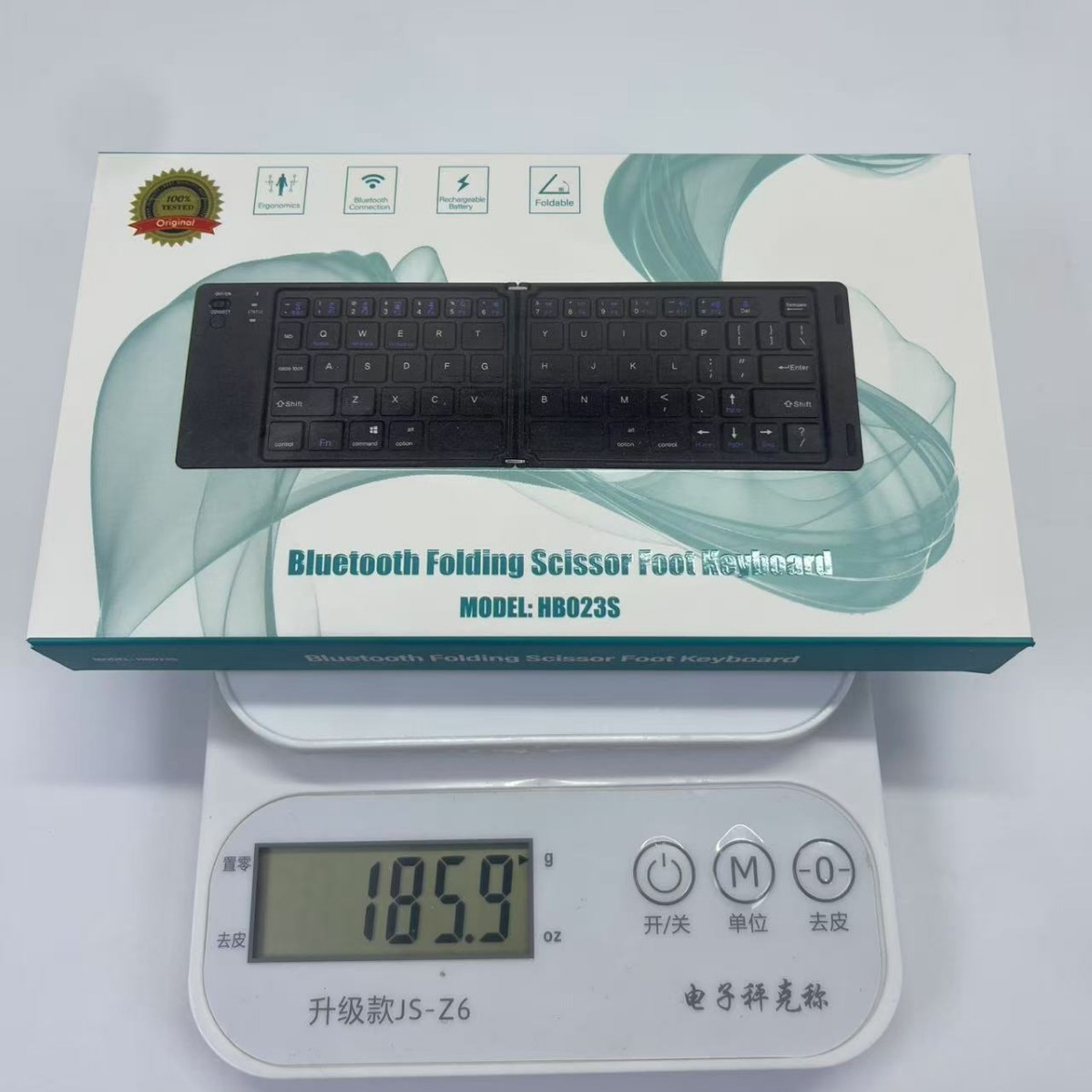 Home Portable Wireless Bluetooth Two Fold Keyboard photo 4
