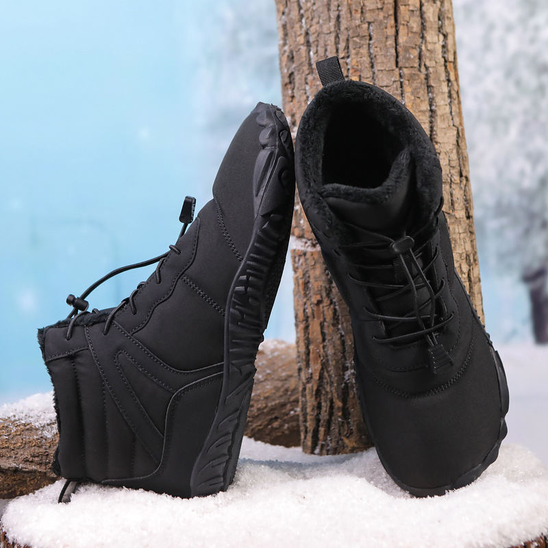 Couple Fleece-lined Hiking Shoes Non-slip Casual photo 6
