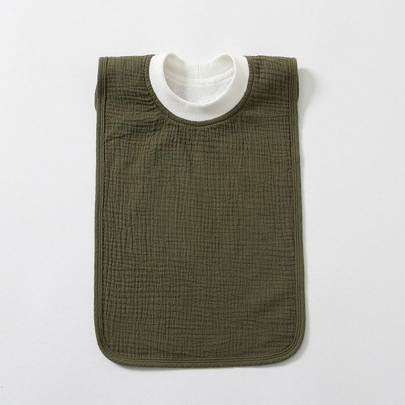 Large Childrens Washcloth Bib That Resists Stains photo 7