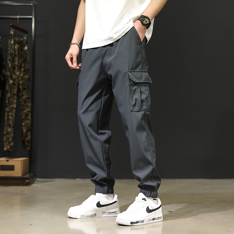 Loose-fit Plus-size Capri Pants Mens Jogger Pants photo 2
