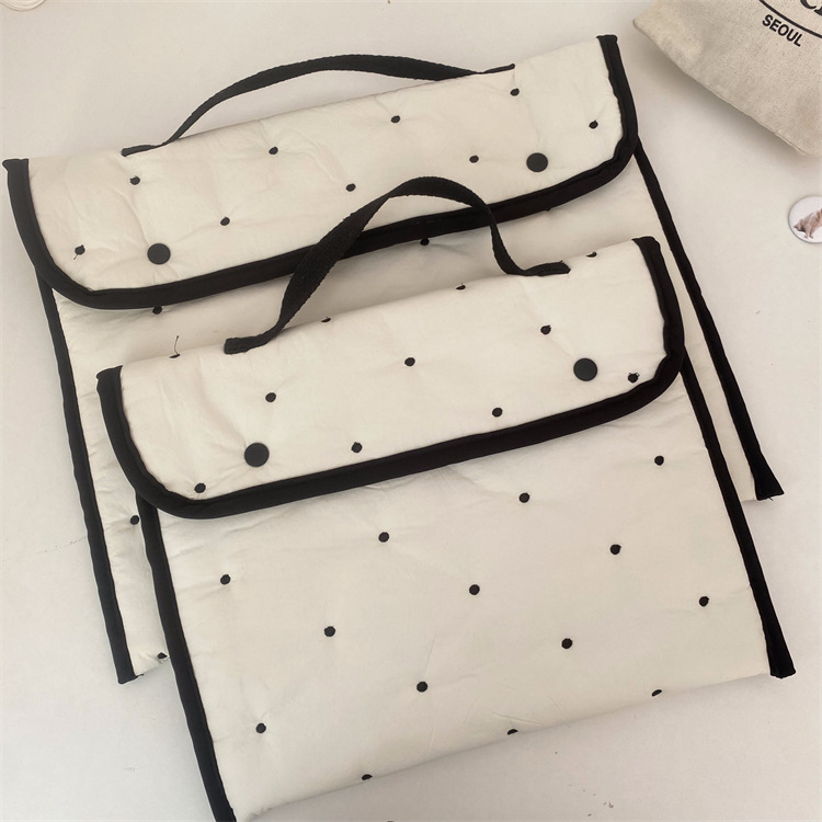 Embroidered Rabbit Pattern Portable Tablet Storage Bag photo 4