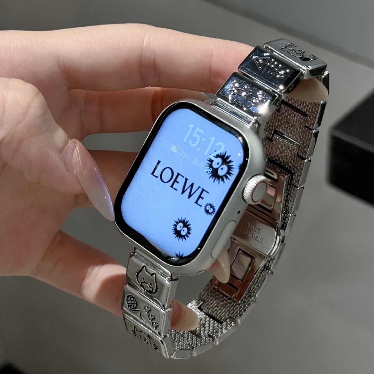 Womens Metal Watch, Adorned With Cat And Dog Motifs photo 3