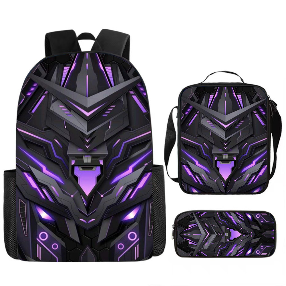 Mechanical-style Backpack With Large-capacity Storage And Dual Shoulder Straps photo 6