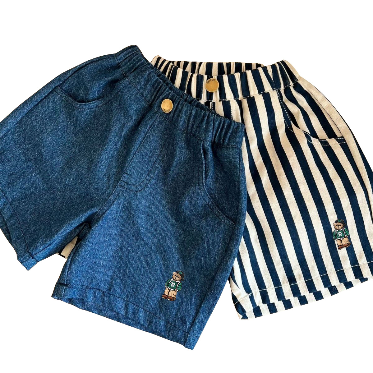 Kids Summer Casual Denim Shorts photo 3