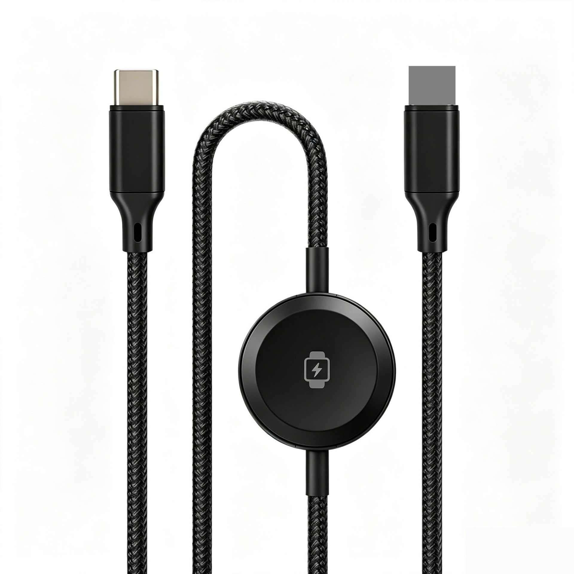 27W 2-in-1 Magnetic Wireless Charging And Data Transfer Cable photo 3