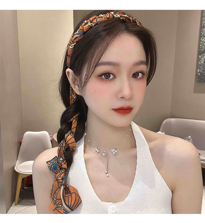 Bow Braided Hair Band For Women photo 7
