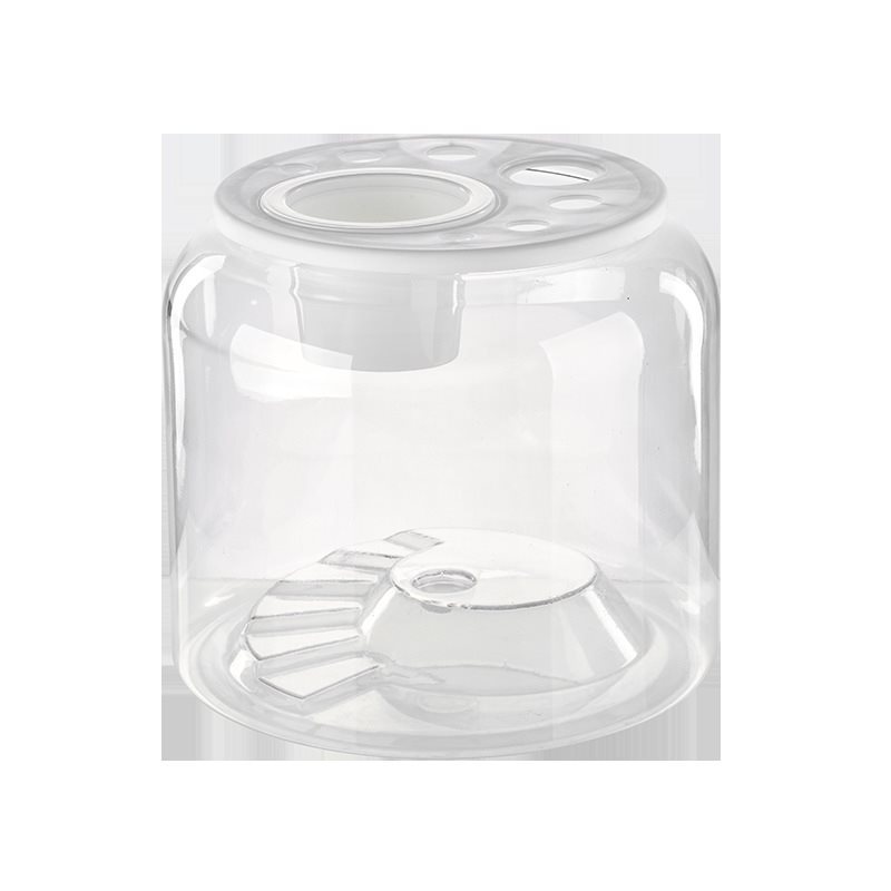 Transparent Plastic Ecological Desktop Landscaping Feeding Fish Tank photo 2