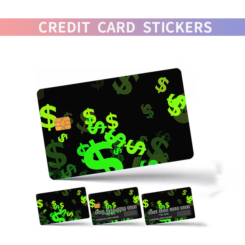 Credit Card Personalized Stickers photo 3
