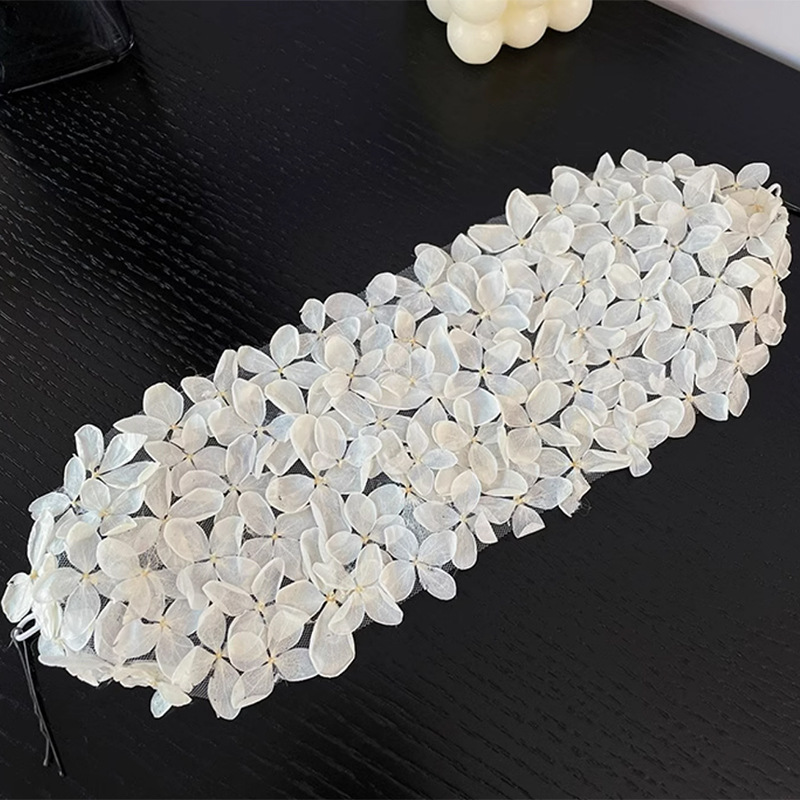 White Half Garland Headband Hair Band Head Accessories photo 2