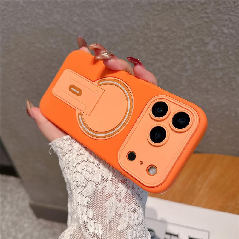 Skin-feel Magnetic Folding Stand For Phone Cases photo 6