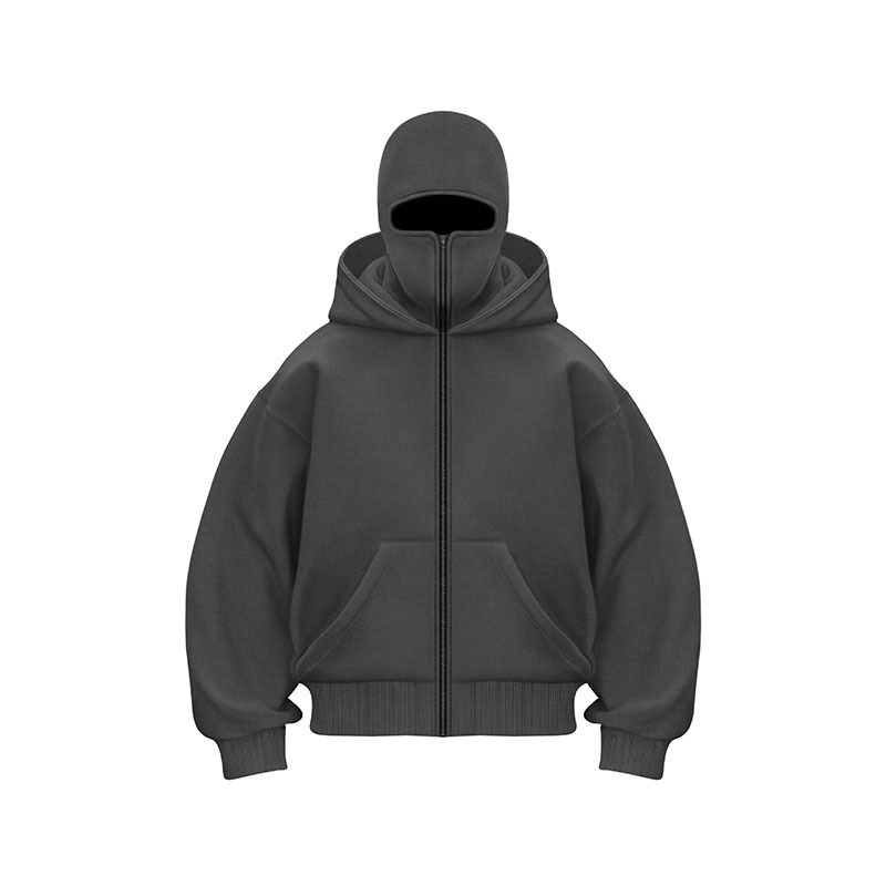 Men's And Women's Double-headed Zipper Hoodie photo 6