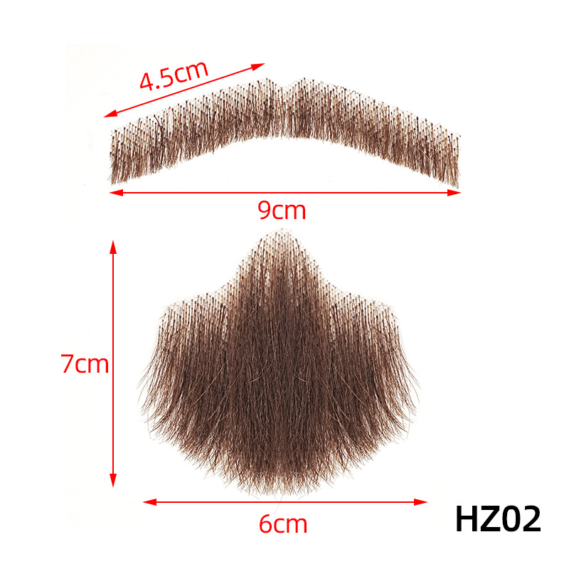 Invisible Seamless Film And TV Disguise Makeup Fake Beard photo 3