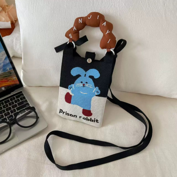High-end Women's Knitted Phone Bagversatile And All-match photo 5