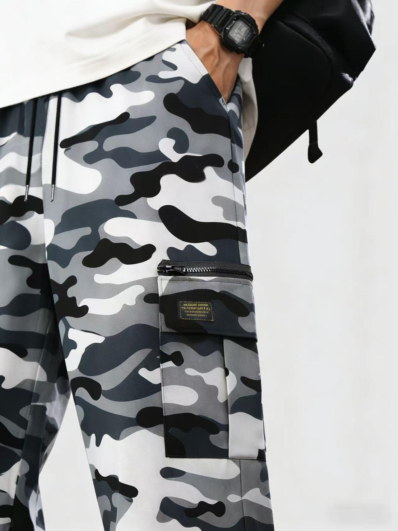 Men's Plus-Size Camouflage Pants, Workwear Trousers, Casual Pants photo 3