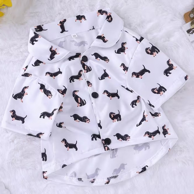 Pet Cat And Dog Universal Printed Shirt Big And Small Dogs photo 1