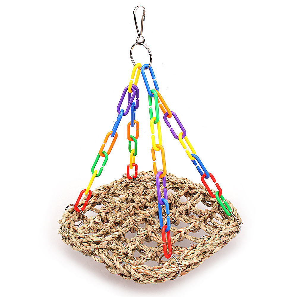 Toy Bird Grass Net Parrot Swing photo 2