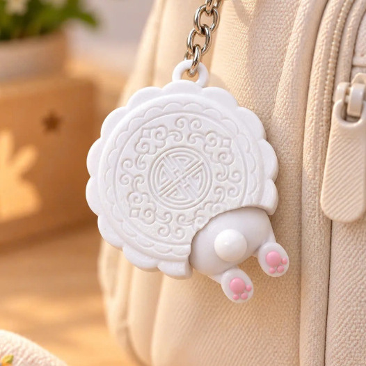 3D-printed Mid-Autumn Festival Mooncake Rabbit Accessory photo 2
