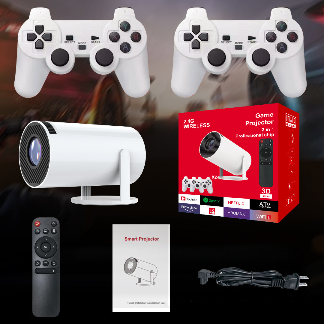 Wireless Same Screen HD Home Portable Game Projector photo 2