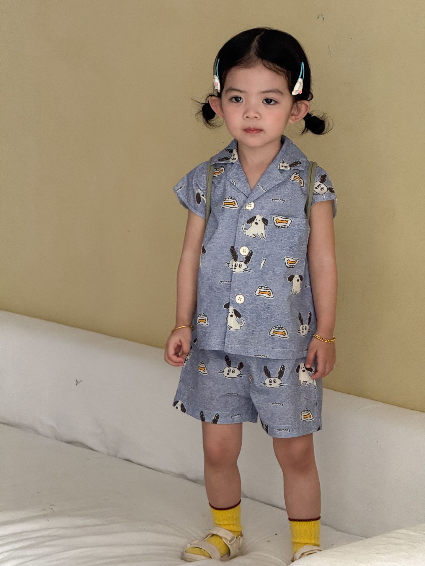 Boys Sleeveless Shirt And Shorts Set photo 3