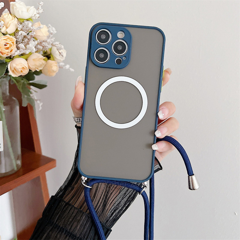 Magnetic Lanyard Phone Case Transparent Crossbody Drop-resistant photo 7