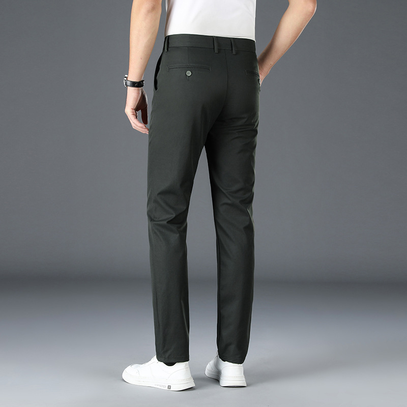 Straight-leg Minimalist Trendy Casual Pants photo 8