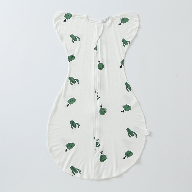 Newborn Baby Anti-Spreading Cooling Bamboo Fiber Swaddle Sack photo 6