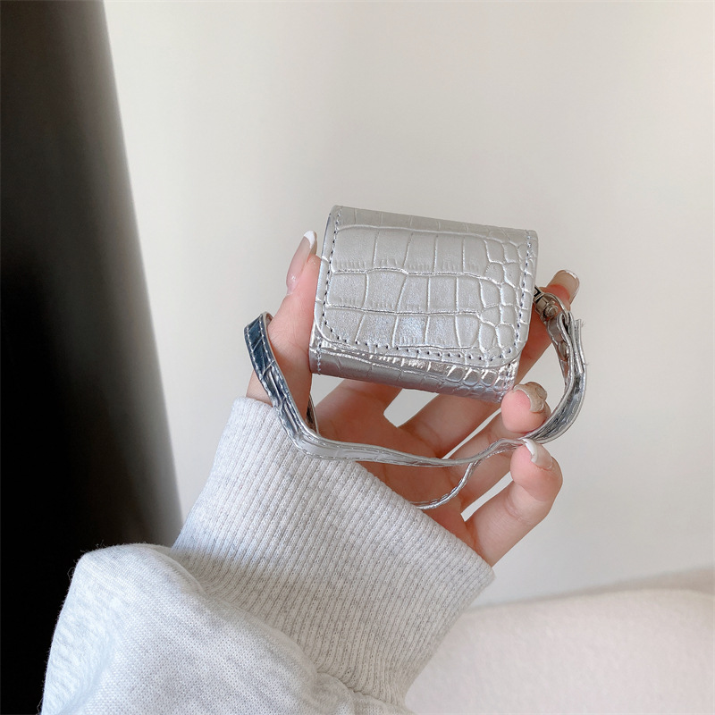 Crocodile-pattern Case For Apple AirPods 2 3 And Pro 24 Generations photo 2