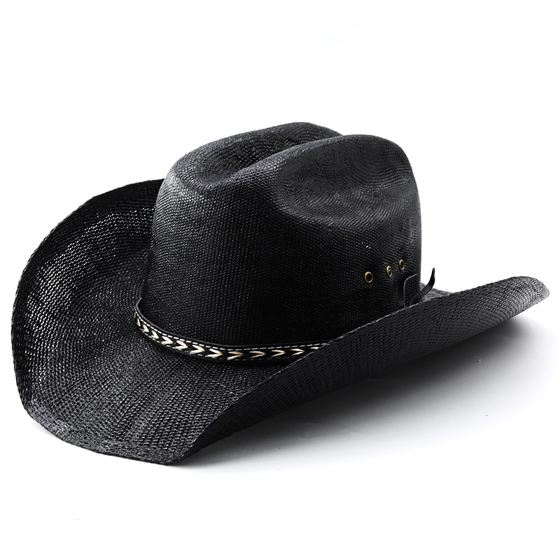 Handwoven Straw Cowboy Hat For Men photo 4