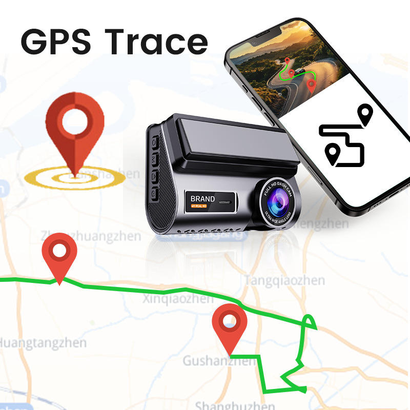 3-inch 4K 2K Front-and-rear Dual-camera HD Dash Cam photo 3