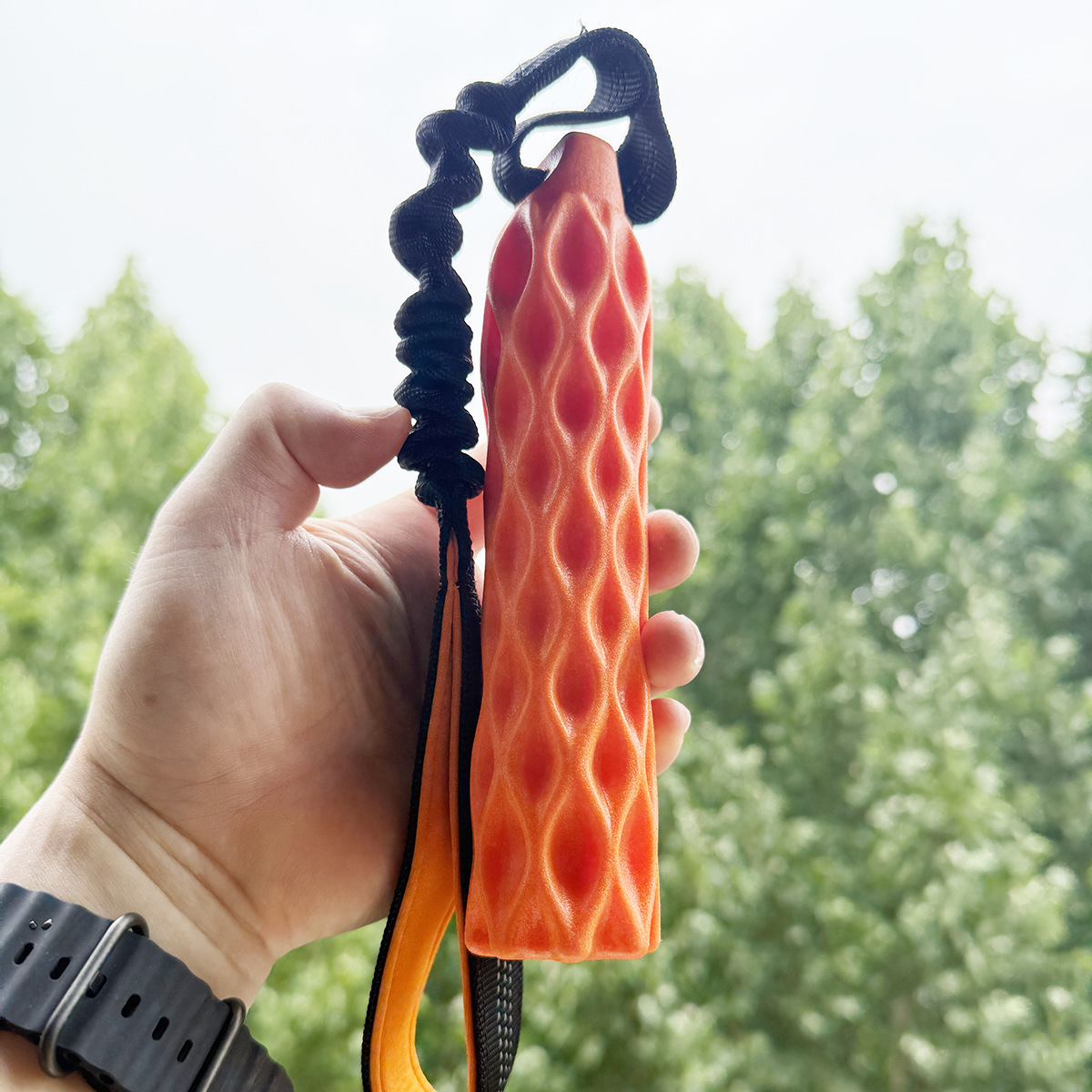 Rubber TPR Outdoor Chew Toy For Large And Small Dogs Interactive Tug-and-squeak Chew Stick photo 1