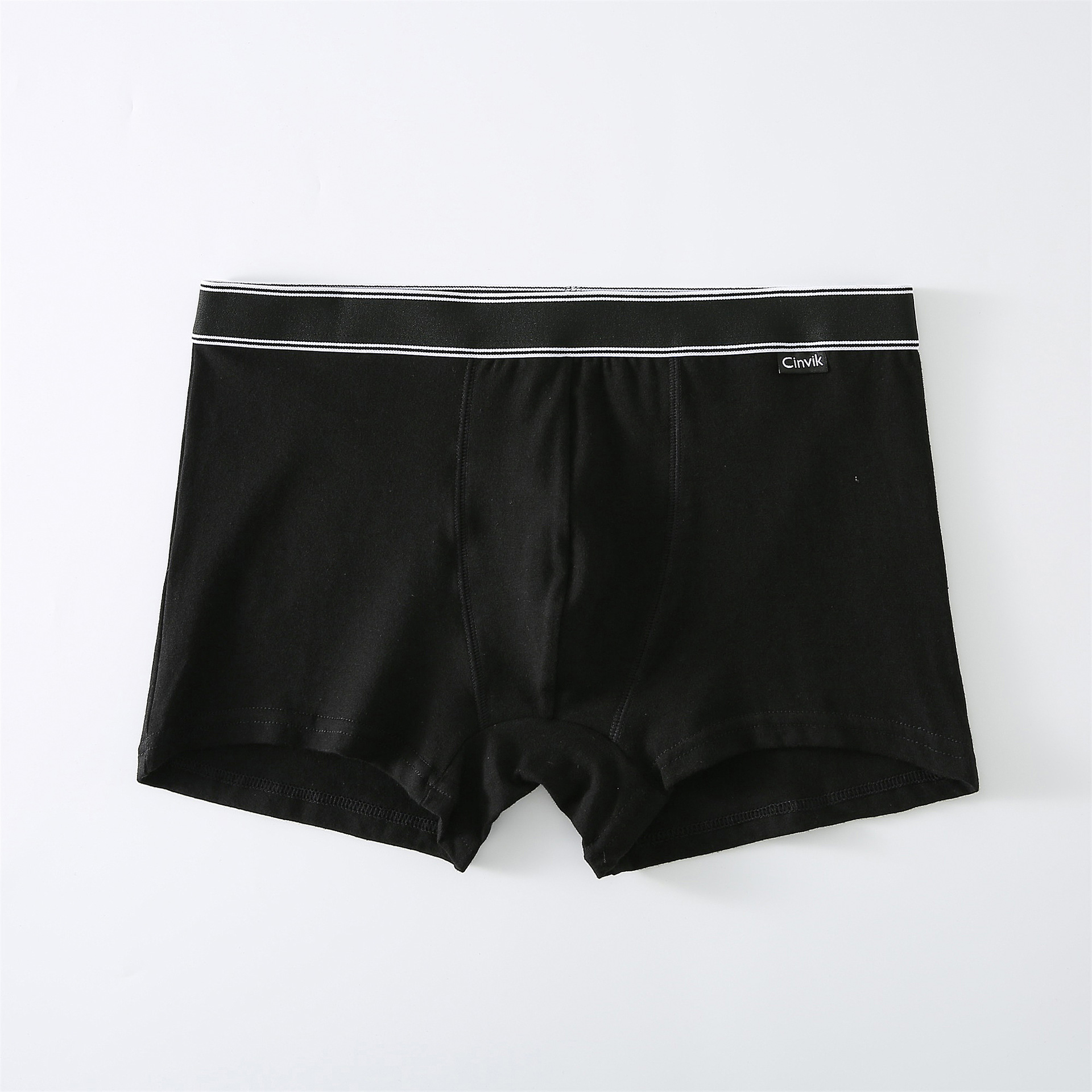 Cotton Mid-rise Boxer Briefs Breathable Men's Underpants photo 2