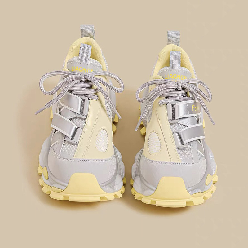 Girls Sports Shoes Running Shoes For Older Children Soft-soled Versatile Dad Shoes photo 5