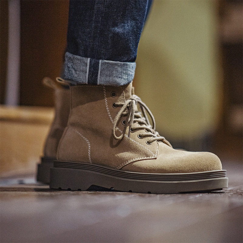 Maillard Mid-top Versatile Men's Boots With Thick Soles photo 1