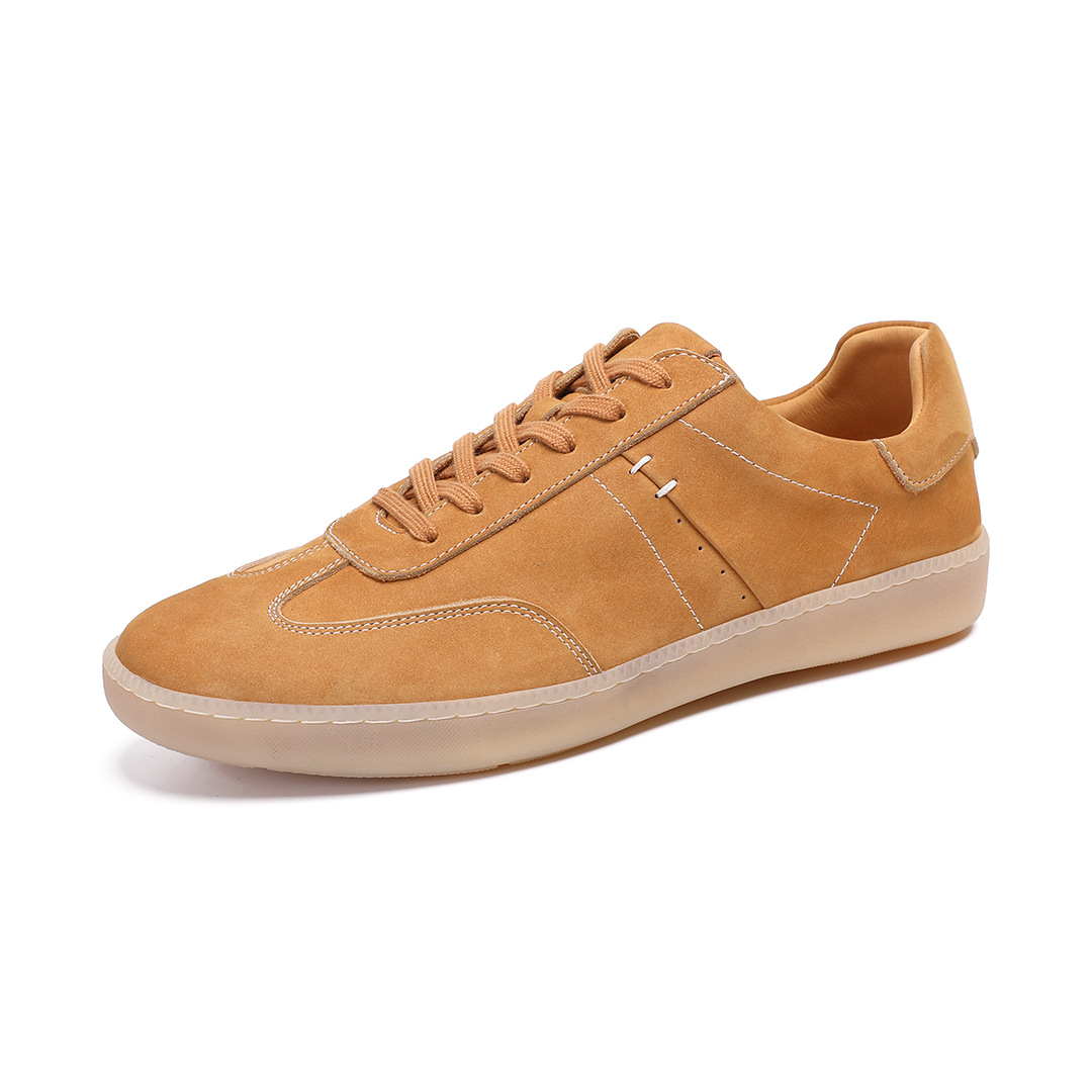 Water-washed Leather Versatile Mens Shoes With A Thin Sole And A Premium Feel photo 2