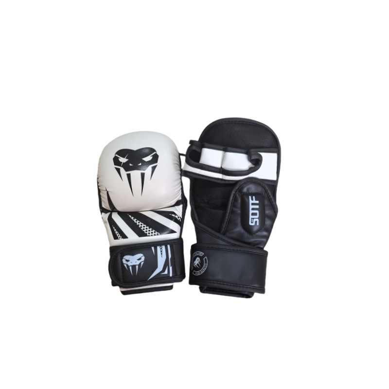 Men's Boxing Half-finger Sanda Gloves photo 3