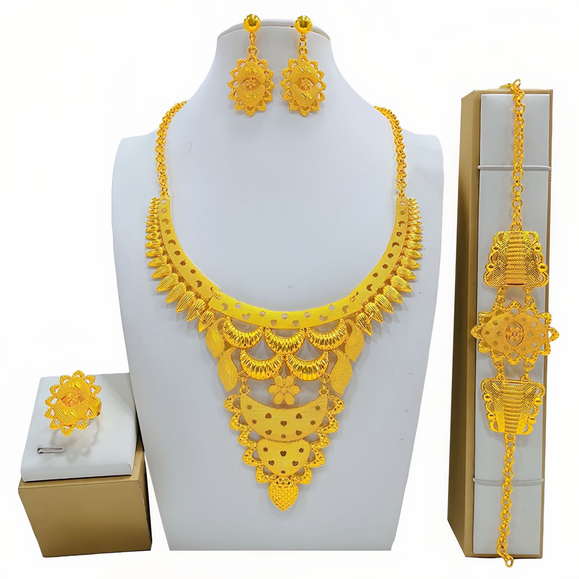 Women's Fashion All-match Jewelry Mirror Jewelry Suit photo 1