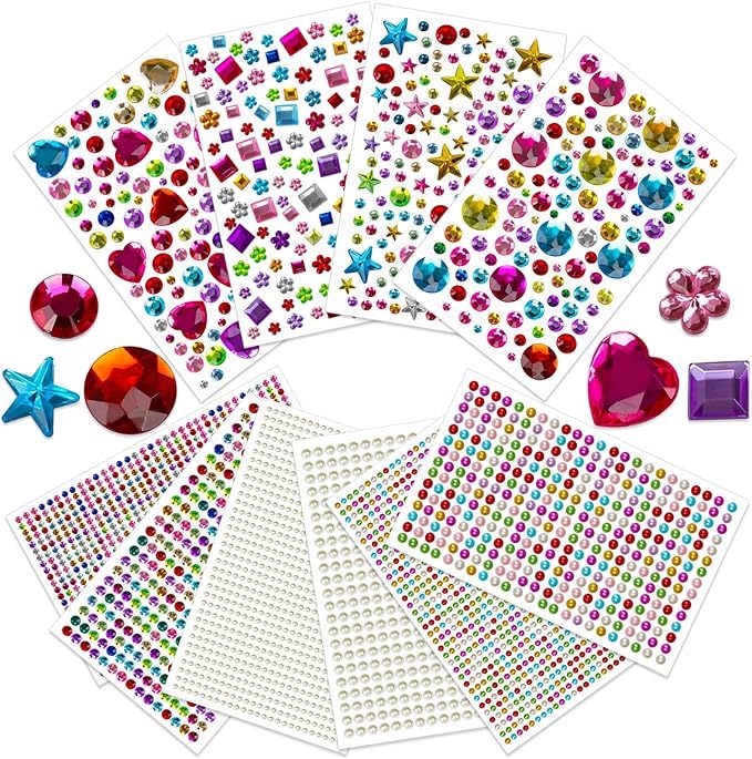 Children's Cartoon Princess 3D Heart-Shaped Diamond Sticker photo 3