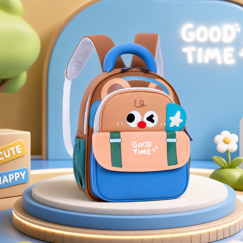 Little Bear Childrens Backpack Lightweight Kindergarten School Bag photo 2