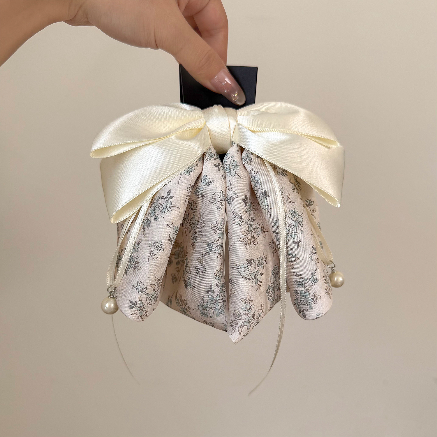 Ribbon Bow Hair Clip Versatile Sweet And Subtly Luxurious For Women photo 3