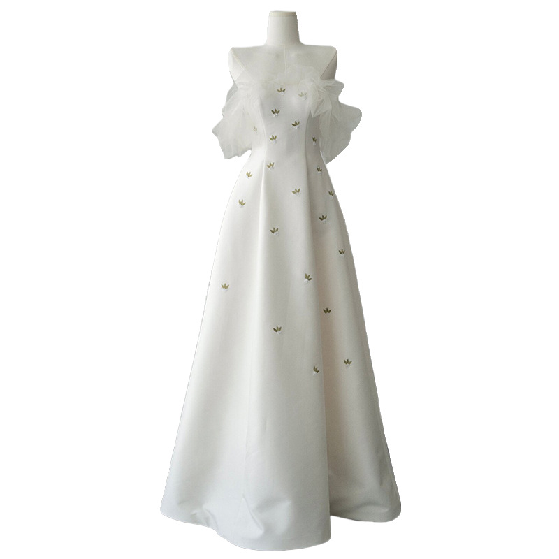 Chiffon Elegant High-end Forest-style Evening Gown photo 4